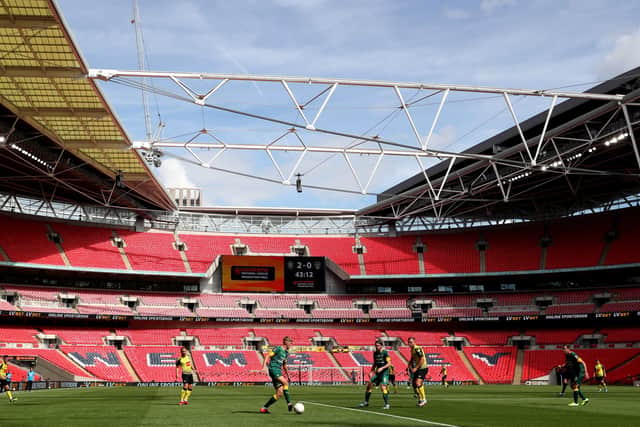 Wembley Stadium.
