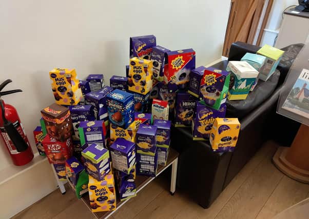 Easter Eggs the Sharman Quinney Group have already collected.