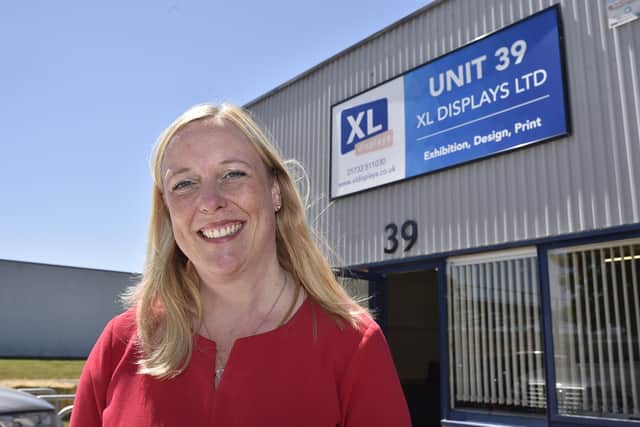 Joanne Bass, XL Displays' chief executive. EMN-180630-003400009