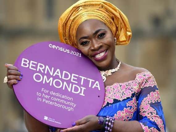 Bernadetta is one of 22 people to be awarded with the special plaque