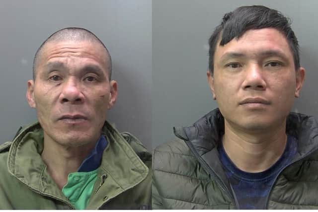 Tit (l) and Diem (r) Hoang