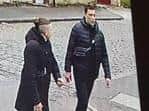 The victim is believed to be the shorter man on the left with the distinctive hair, while the taller man on the right is believed to be a man seen on previously released CCTV running into the Tesco store. Pictures and video: Lancashire Police