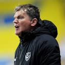 Joe Gallen will manage Portsmouth in their clash against Posh on Tuesday night
