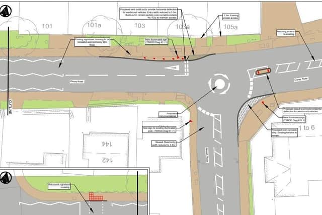 The proposals would see a series of alterations in the area