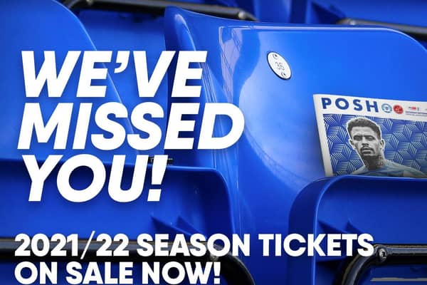 Posh season-tickets for the 2021/22 campaign have gone on sale today