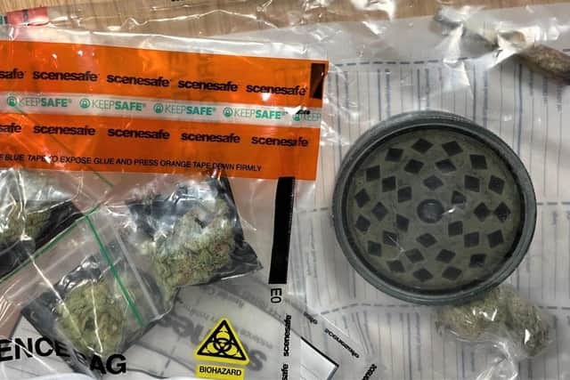 Drugs found by officers
