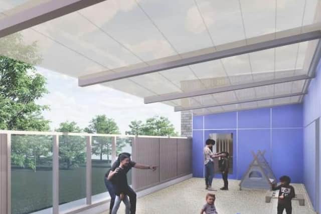 The proposed new first floor play area