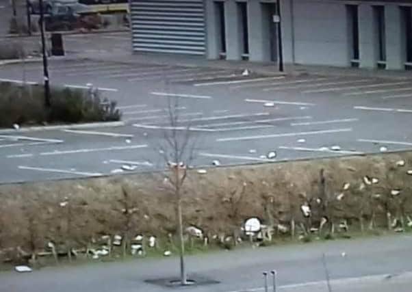 Rubbish left at the site. Pic: Cllr Howard