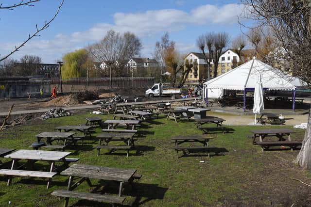 Charter's developing their outside area. EMN-210323-153244009