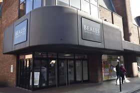 The former Beales store in Westgate, Peterborough. EMN-201002-174335009