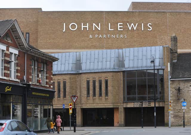 John Lewis has closed its Queensgate store.