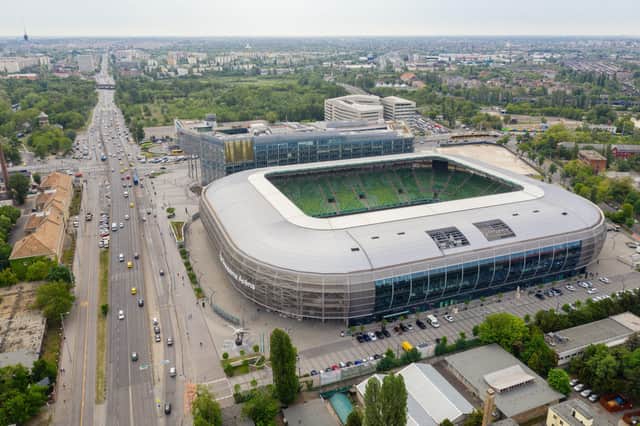 Posh hope to build a new stadium like this one in Budapest.