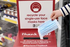 Wilko to be teh first high street stores to trial a single use face mask recycling scheme. EMN-210325-111417001