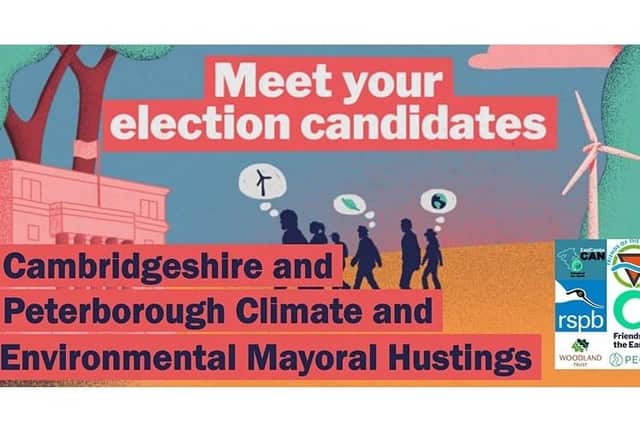 An environmental hustings is being held for mayoral candidates