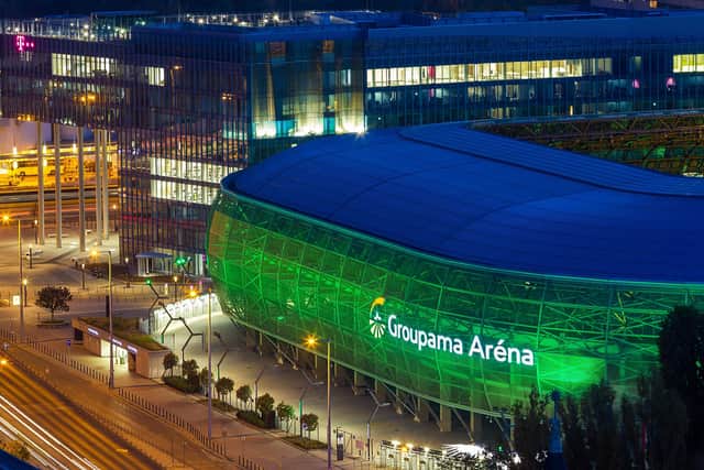 The Groupama Arena in Budapest, which Posh's new stadium could be modelled on. Copyright: Lagardere Sports Hungary