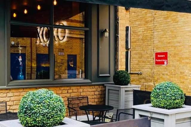 Outside dining is returning to XOXO in King Street, Peterboreough