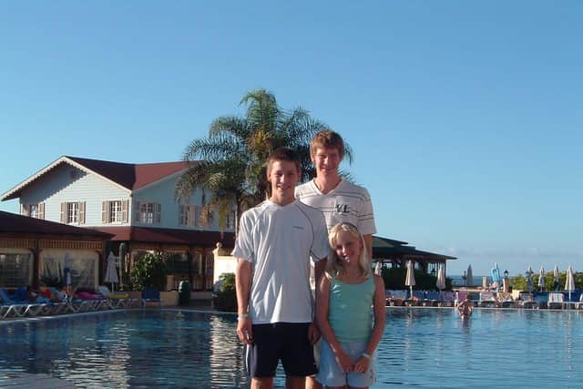 The three Hart children