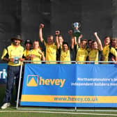 Peterborough Town CC with the Northants T20 Trophy