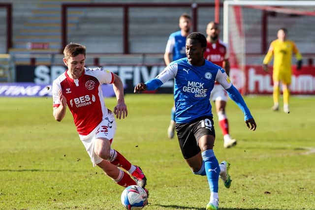 Siriki Dembele should start for Posh at Swindon.