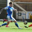 Sammie Szmodics in action for Posh against Sunderland on Easter Monday. Photo: David Lowndes.