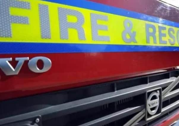 Firefighters were called to a house fire in Rugby this morning (Monday).