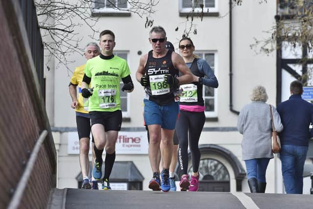 Runners in the 2019 Peterborough Marathon.