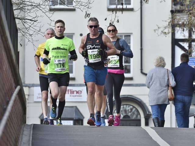 Runners in the 2019 Peterborough Marathon.