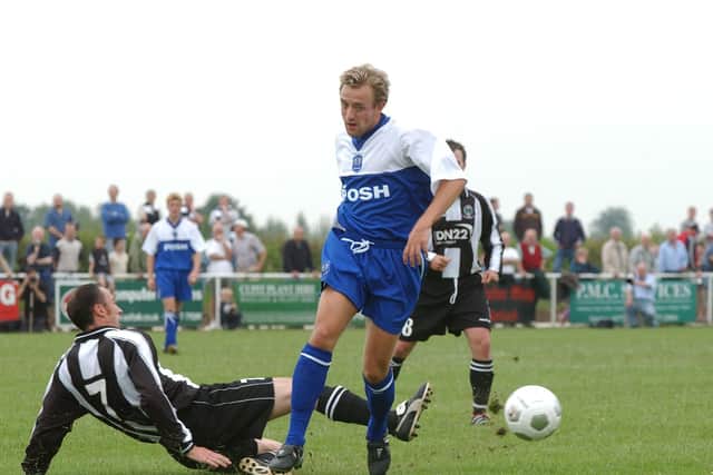 Matthew Gill in action for Posh.