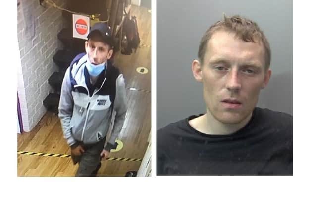 Lee Edwards was caught on CCTV EMN-210704-145718005