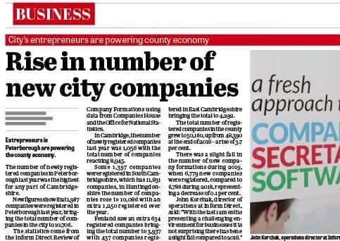 Business is booming, according to a recent PT article
