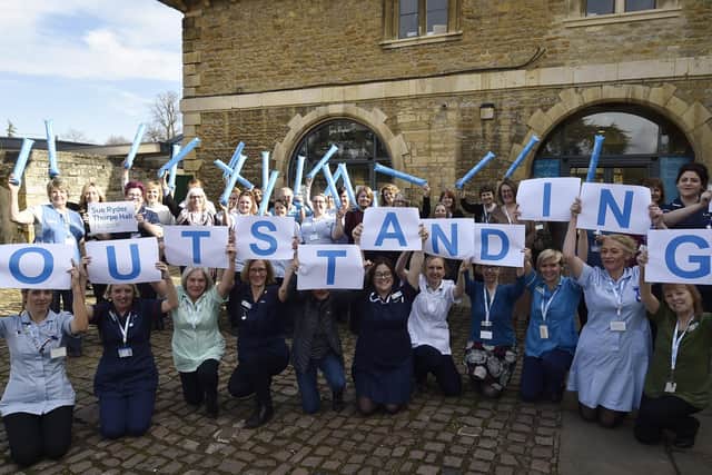 Sue Ryder Thorpe Hall Hospice has been rated as Outstanding
