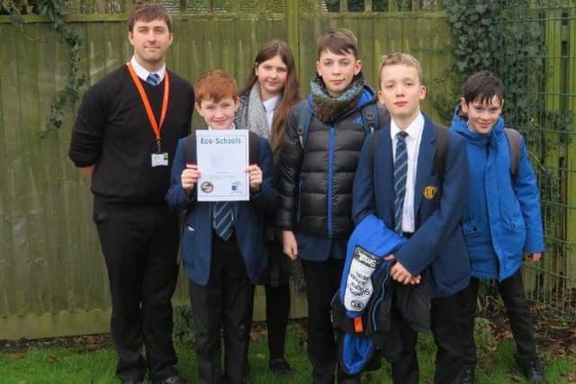 Abbey College Eco committee award