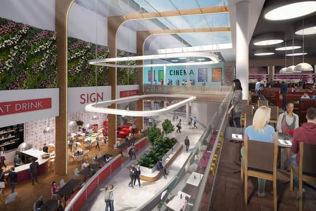 This image shows the new-look Queensgate.