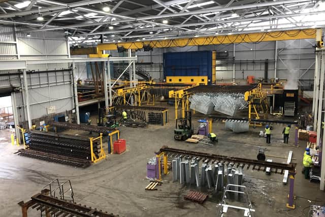 The interior of East Anglian Galvanizing.