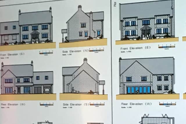 The proposed houses in Wansford have been given planning approval