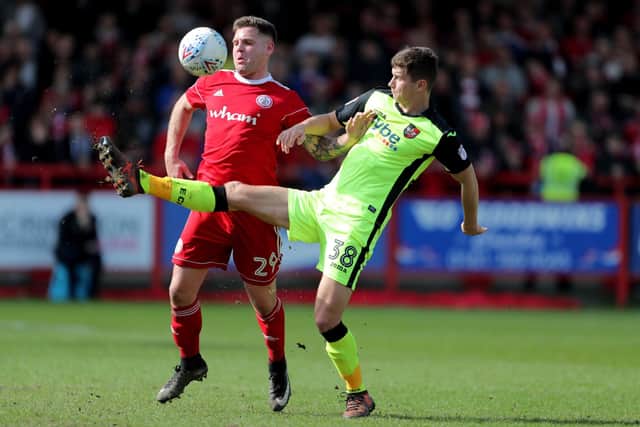 Billy Kee (left) could play at Peterborough Sports on Saturday.