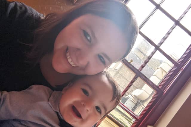 Amy Ambrose and baby Edward