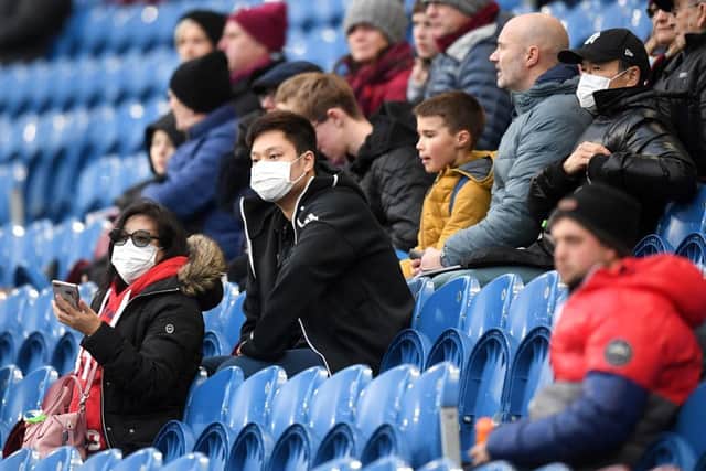 Football matches have been suspended due to the coronavirus