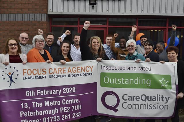 Focus Care Agency celebrates its top rating