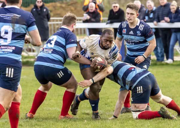 The big rugby union match between Peterborough Lions and Bedford Athletic will go ahead on Saturday. Photo: Mick Sutterby.