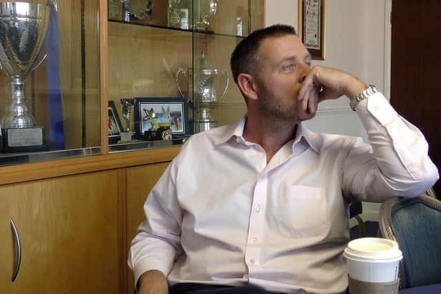 Posh chairman Darraghh MacAnthony has plenty to think about.