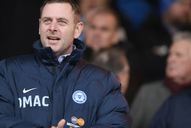 Posh chairman Darragh MacAnthony.