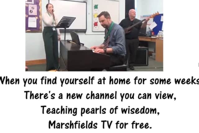 The Marshfields School Beatles parody