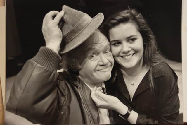 Emma Harbour with Charlie Drake at the Key theatre