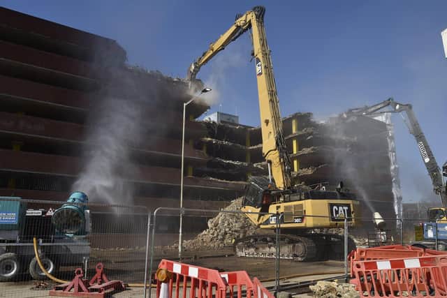Demolition works at Northminster