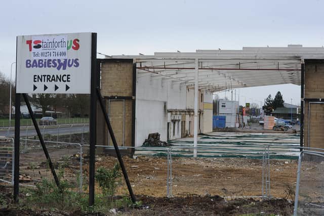 Works at the former Toys r Us site off Bourges Boulevard