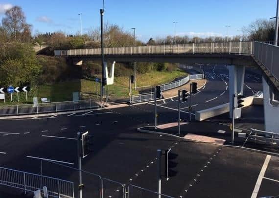 The completed works at Rhubarb Bridge