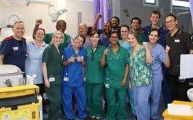 Staff at Hinchingbrooke Hospital