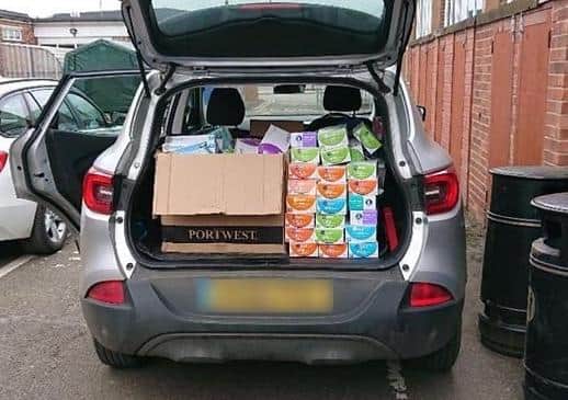 The stock donated by the college