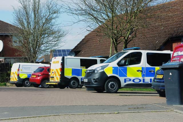 Police back at Fen View, Park Farm, Stanground
